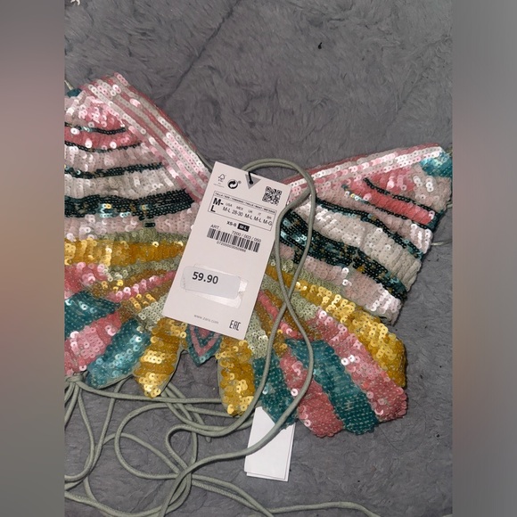 Zara Butterfly Sequin Top - Picture 5 of 5